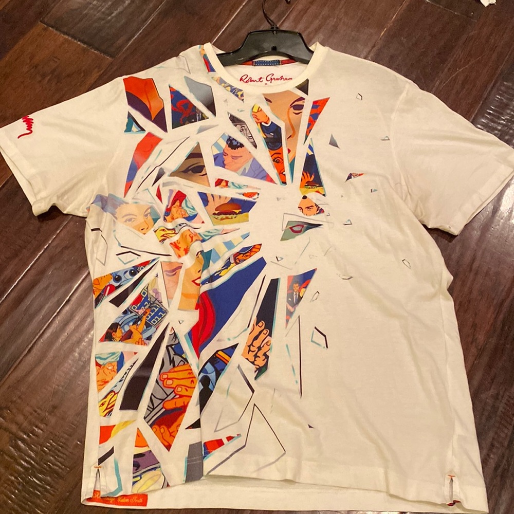 Mens Robert Graham tshirt size L
